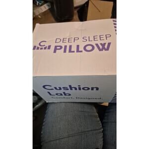 C CUSHION LAB Deep Sleep Pillow,  Ergonomic Contour Design  Side & Back Sleepers